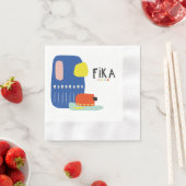 Serviette En Papier Fika Déco (En situation)