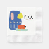 Serviette En Papier Fika Déco (Devant)