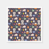 Serviette En Papier Fika (Eclipse) - Motif d'aquarelle (Devant)