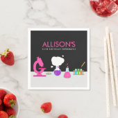 Serviette En Papier Fille de science (En situation)
