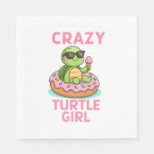 Serviette En Papier Fille de tortue (Devant)