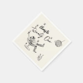 Serviette En Papier Fille de vache côtière tirée à la main rétro 21e a (Coin)