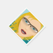 SERVIETTE EN PAPIER FILLE D'ÉTÉ (Coin)