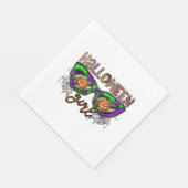 Serviette En Papier Fille Halloween (Coin)