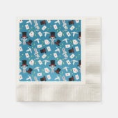 Serviette En Papier Fille magicien Spectacle Anniversaire (Devant)