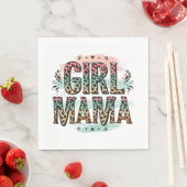Serviette En Papier Fille maman (En situation)