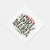 Serviette En Papier Fille maman (Coin)
