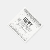 Serviette En Papier Fille Parties scintillant de retraite (Coin)