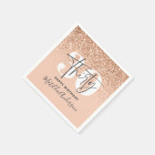 Serviette En Papier Fille parties scintillant scintille moderne fête d (Coin)