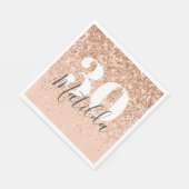 Serviette En Papier Fille parties scintillant scintille moderne fête d (Coin)