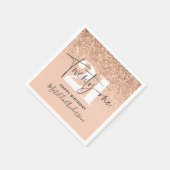 Serviette En Papier Fille parties scintillant scintille moderne fête d (Coin)