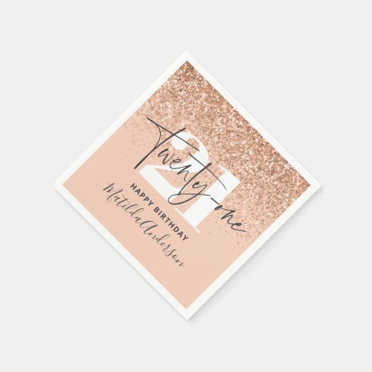 Serviette En Papier Fille parties scintillant scintille moderne fête d (Coin)