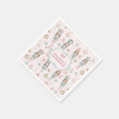 Serviette En Papier Fille Pink Nutcracker Anniversaire (Coin)