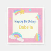 Serviette En Papier Fille Pop It Fidget Anniversaire (Devant)