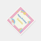 Serviette En Papier Fille Pop It Fidget Anniversaire (Coin)