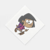 Serviette En Papier Fille Randonnée (Coin)