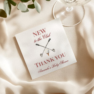 Serviette En Papier Fille Rose de Campagne Nouvelle au Club Golf Fête 