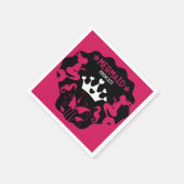 Serviette En Papier Fille Sirène Princesse (Coin)