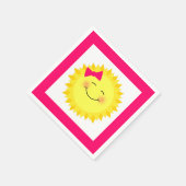 Serviette En Papier Fille Sunshine (Coin)