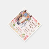 Serviette En Papier Filles Cheval Anniversaire Papier de fête Napkin (Coin)