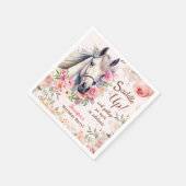 Serviette En Papier Filles Cheval Anniversaire Papier de fête Napkin (Coin)