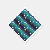 Serviette En Papier Filles de baseball softball Noël (Coin)