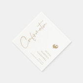 Serviette En Papier Filles de Script Confirmation (Coin)