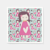 Serviette En Papier Filles et sacs à main (Devant)