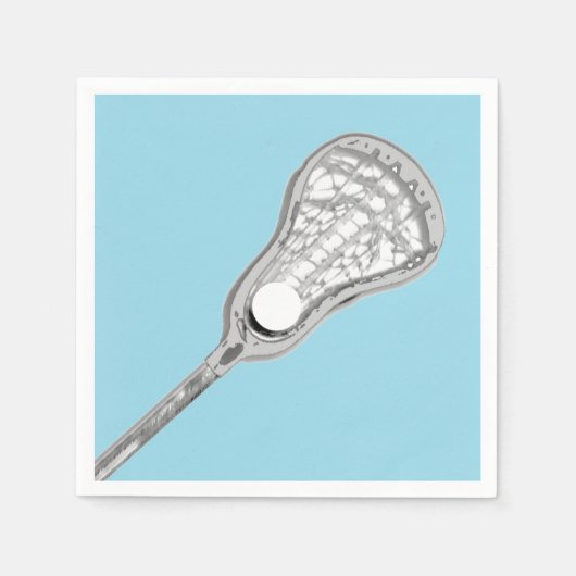 Serviette En Papier Filles Lacrosse Party Event (Devant)