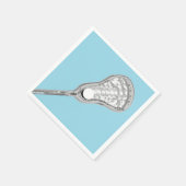 Serviette En Papier Filles Lacrosse Party Event (Coin)