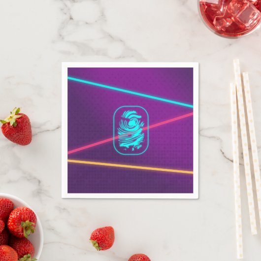 Serviette En Papier Filles Spy Party Laser (En situation)