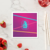 Serviette En Papier Filles Spy Party Plaques laser (En situation)