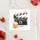 Serviette En Papier Film Thème 13ème anniversaire (En situation)