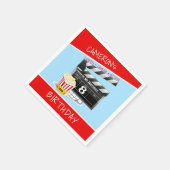 Serviette En Papier Film Thème 8ème anniversaire (Coin)