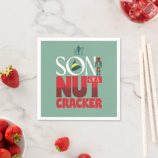 Serviette En Papier Fils d'un Graphisme Casse-Noix (En situation)