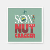 Serviette En Papier Fils d'un Graphisme Casse-Noix (Devant)