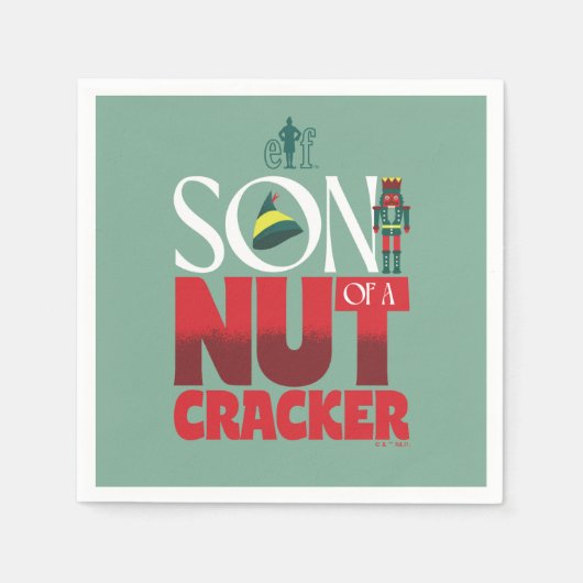 Serviette En Papier Fils d'un Graphisme Casse-Noix (Devant)