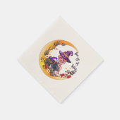 Serviette En Papier Fils d'une sorcière - Crescent Moon Design (Coin)