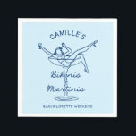 Serviette En Papier Fin de semaine Retro Bikinis et Martinis Bachelore<br><div class="desc">Célébrez en style avec ces amusants Bikinis rétro et les serviettes de fin de semaine Martinis Bachelorette! Parfaits pour ajouter un air vintage à votre fête,  ces serviettes sont parfaites pour une escapade des filles. Correspondance d'éléments dans la conception de la fête Cava.</div>