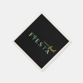 Serviette En Papier Finale Fiesta Cactus Mexicaine Bachelorette Party (Coin)