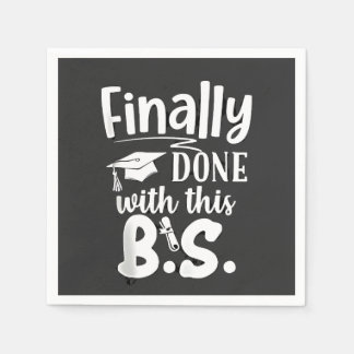 Serviette En Papier Fini avec ce BS Funny graduation 2025