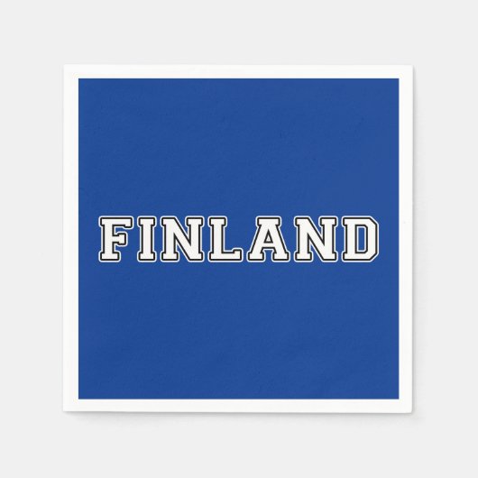 Serviette En Papier Finlande (Devant)