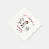 Serviette En Papier Firefighter Chien Boy Livre d'anniversaire (Coin)