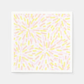Serviette En Papier Fireworks Abstrait Pangender Pride Drapeau Pastel (Devant)
