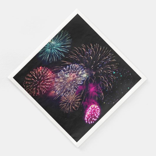 Serviette En Papier Fireworks Papier personnalisé serviettes (Coin)