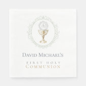 Serviette En Papier First Holy Communion (Devant)