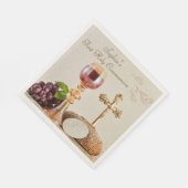 Serviette En Papier First Holy Communion Eucharist Chalice Design (Coin)