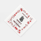 Serviette En Papier First Knockout Boxing 1st Birthday – Fun Kids (Coin)