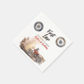 Serviette En Papier First Lap Little Racer 1st Birthday (Coin)