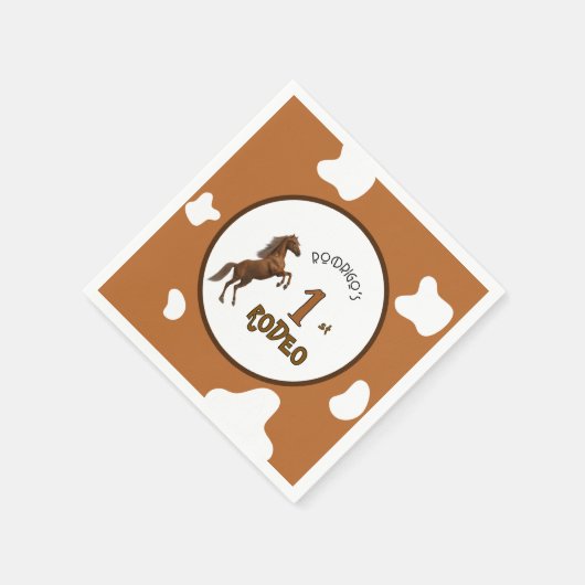 Serviette En Papier First Rodeo (Coin)